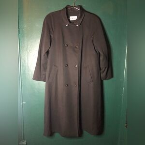 Black vintage Me-Jay wool coat